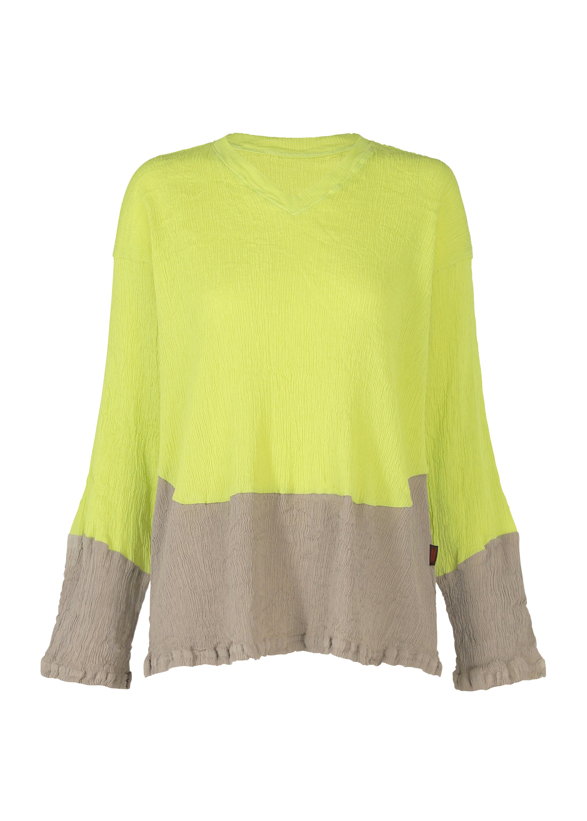 KYO CHIJIMI STREAM、ウィメンズ_トップス_トップ、イエロー