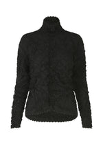 KUMO SHIBORI SHIRT、ウィメンズ_トップス_カーディガン、ブラック