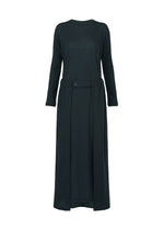 TRI COLOR WOOL、ウィメンズ_ワンピース、カーキ、カーキ