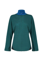 TRI COLOR WOOL、ウィメンズ_トップス_トップ、グリーン、グリーン