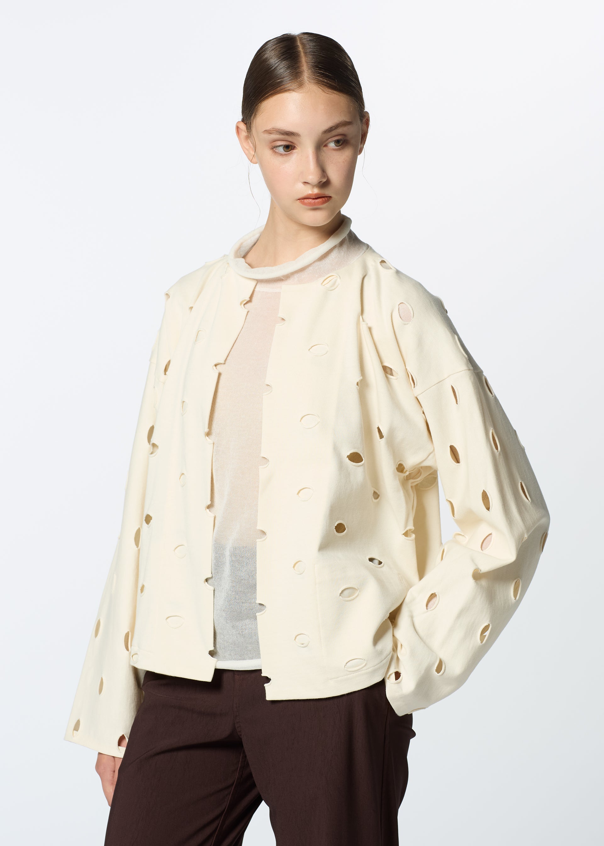 issey miyake カーディガン トップス 羽織り ２ HOLES – isseymiyake.com