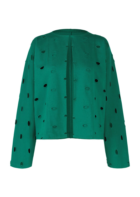 HOLES、ウィメンズ_トップス_カーディガン、グリーン