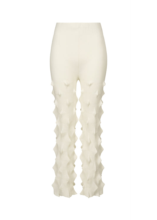 ZIG ZAG KNIT、ウィメンズ_パンツ、ホワイト