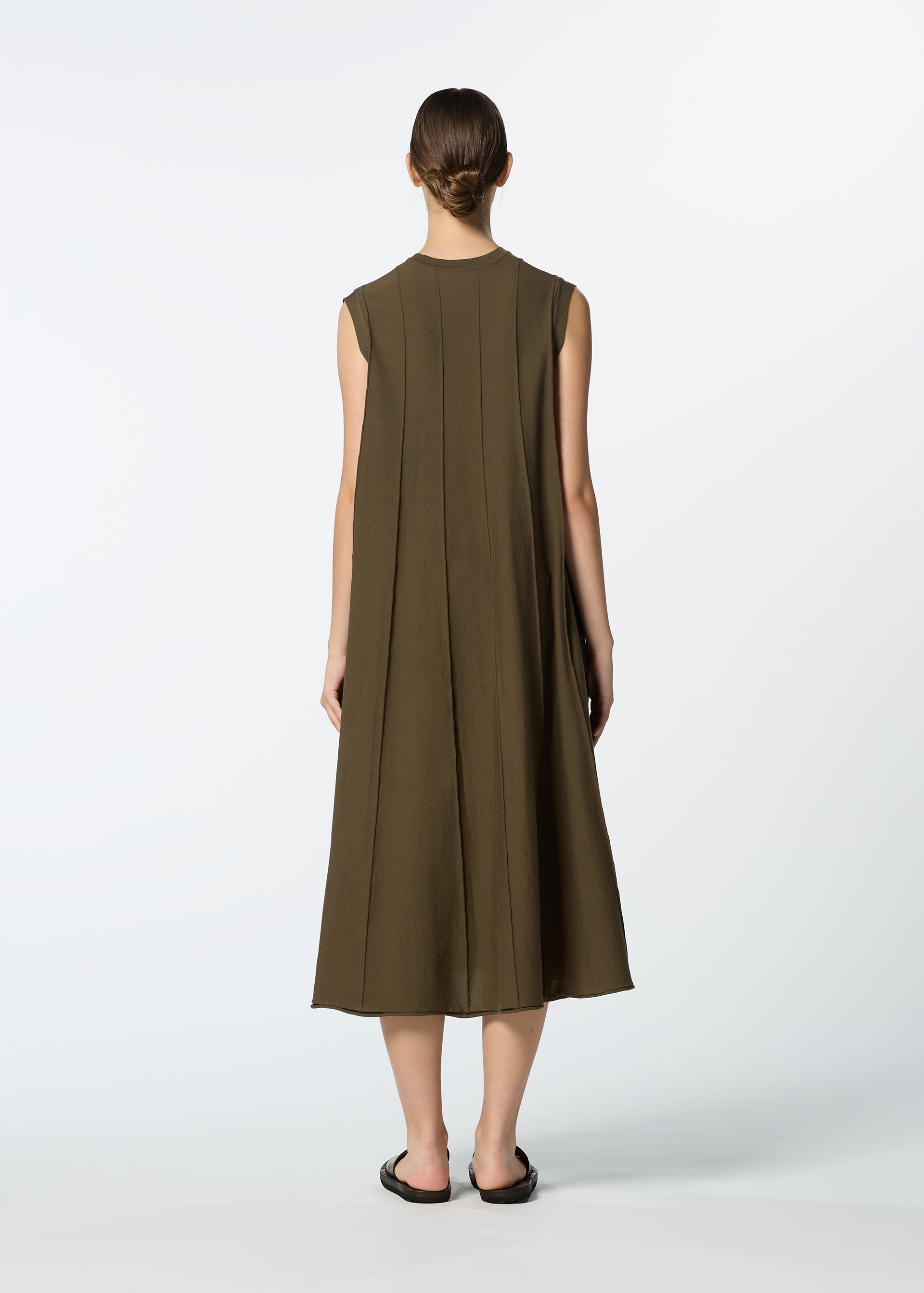 RADIAL LINE KNIT、ウィメンズ_ワンピース、着用画像3