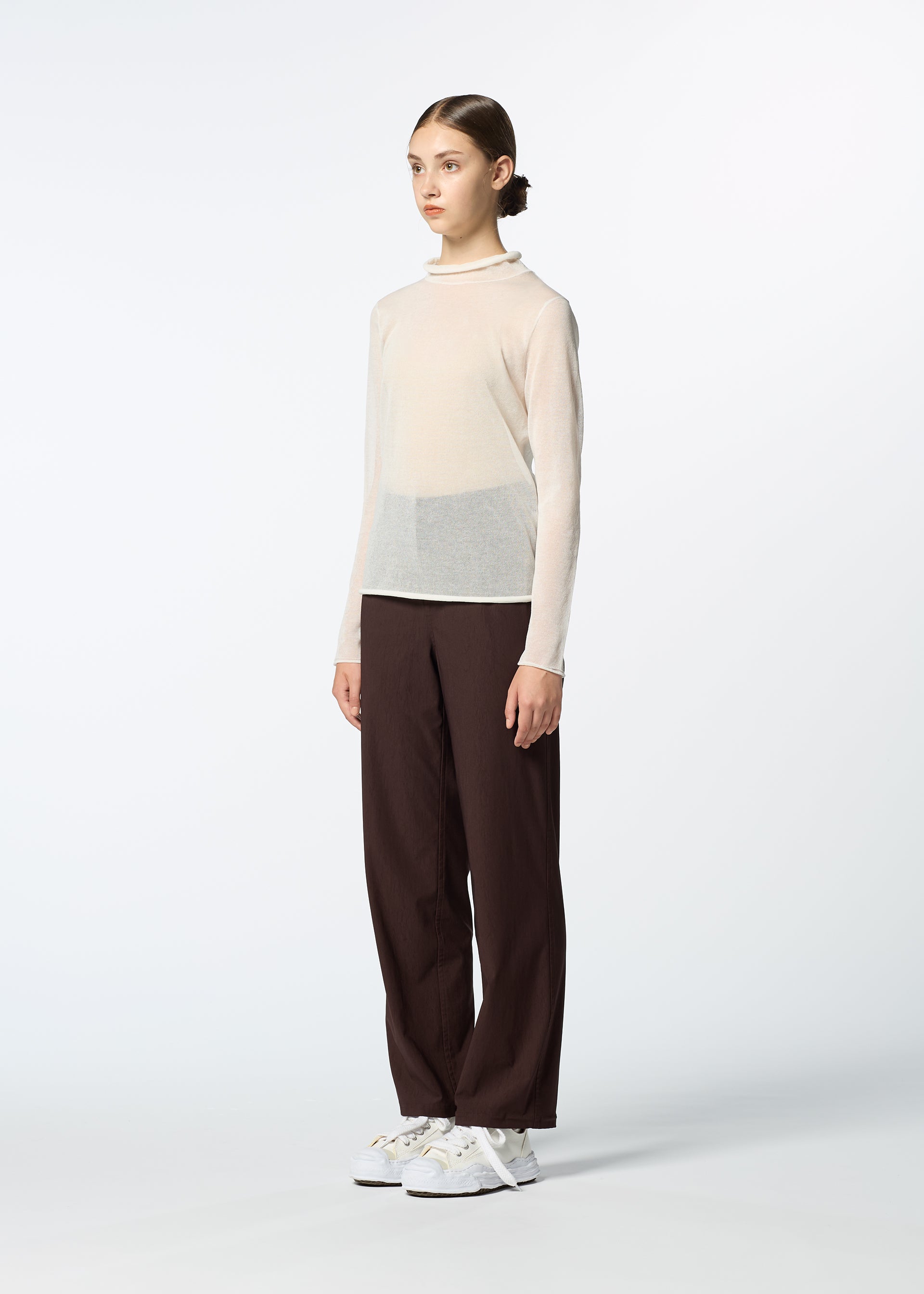 CURLING SHEER KNIT、ウィメンズ_トップス_トップ、着用画像2