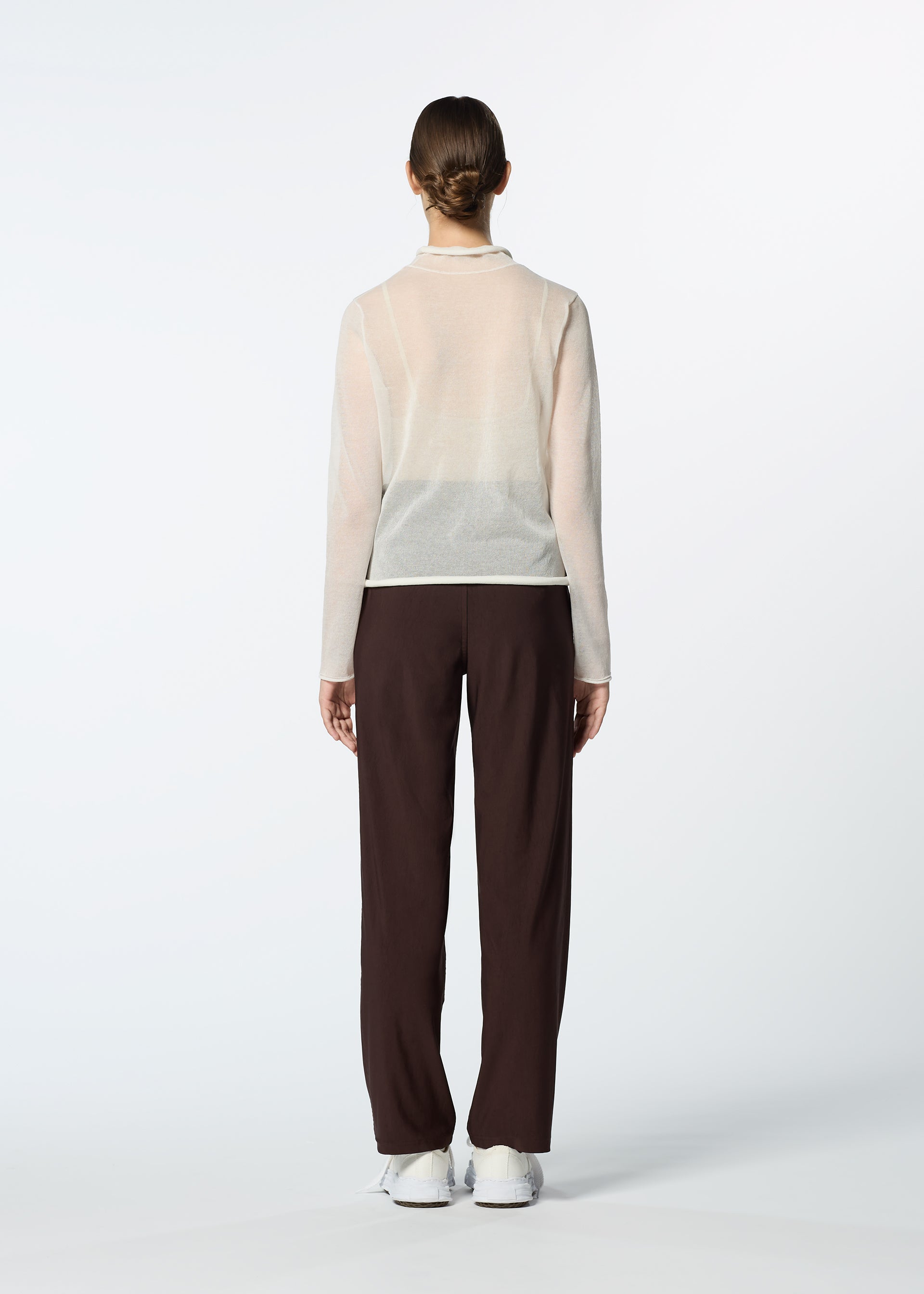 CURLING SHEER KNIT、ウィメンズ_トップス_トップ、着用画像3