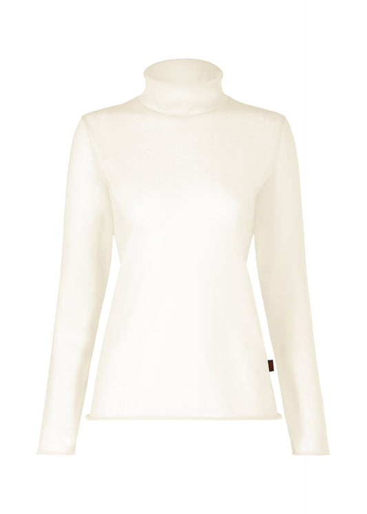 CURLING SHEER KNIT、ウィメンズ_トップス_トップ、ホワイト