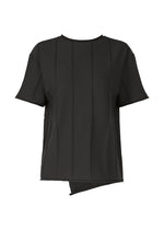 RADIAL LINE KNIT、ウィメンズ_トップス_トップ、ブラック
