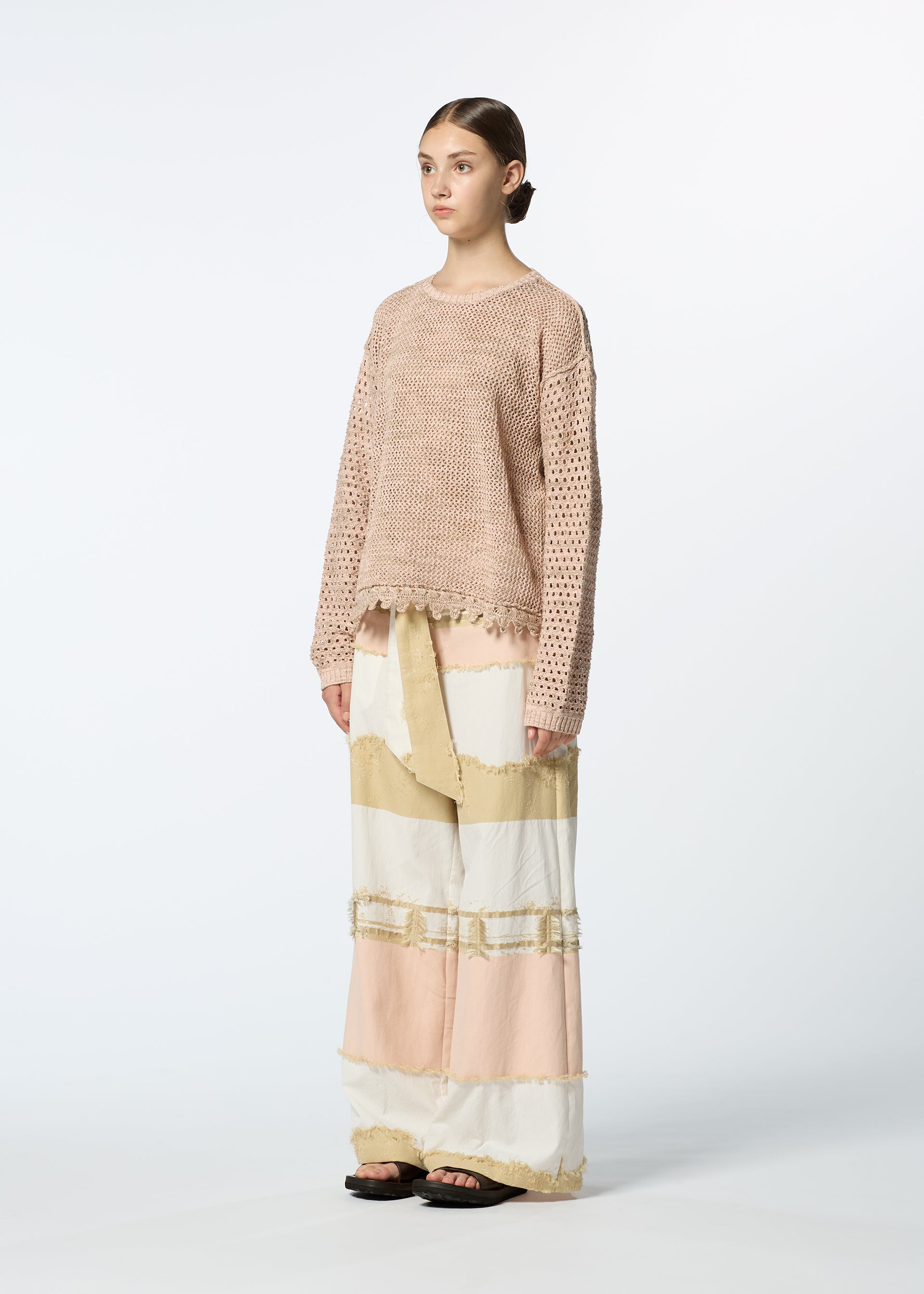 MELANGE MESH、ウィメンズ_トップス_トップ、着用画像2