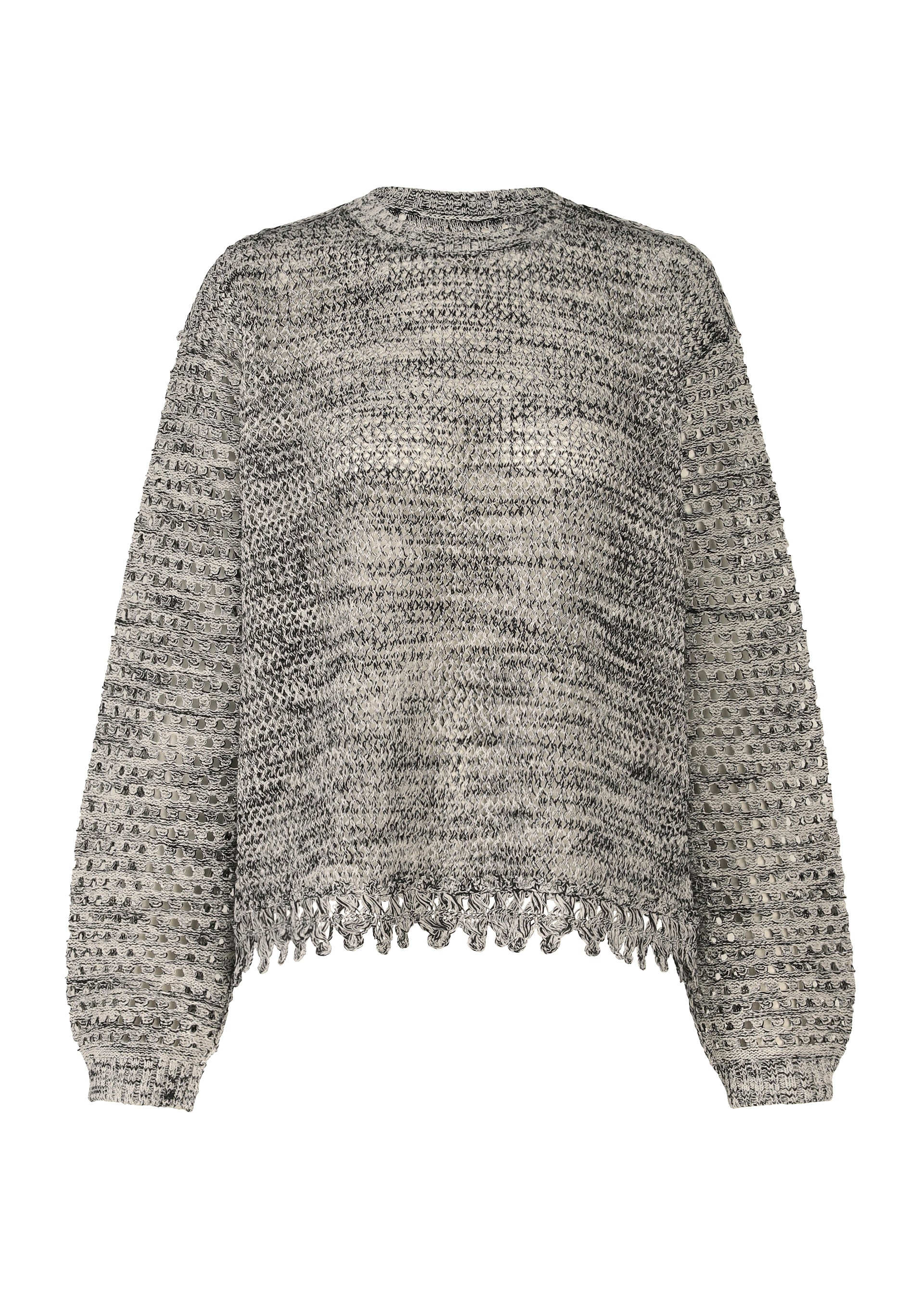 MELANGE MESH、ウィメンズ_トップス_トップ、ホワイト