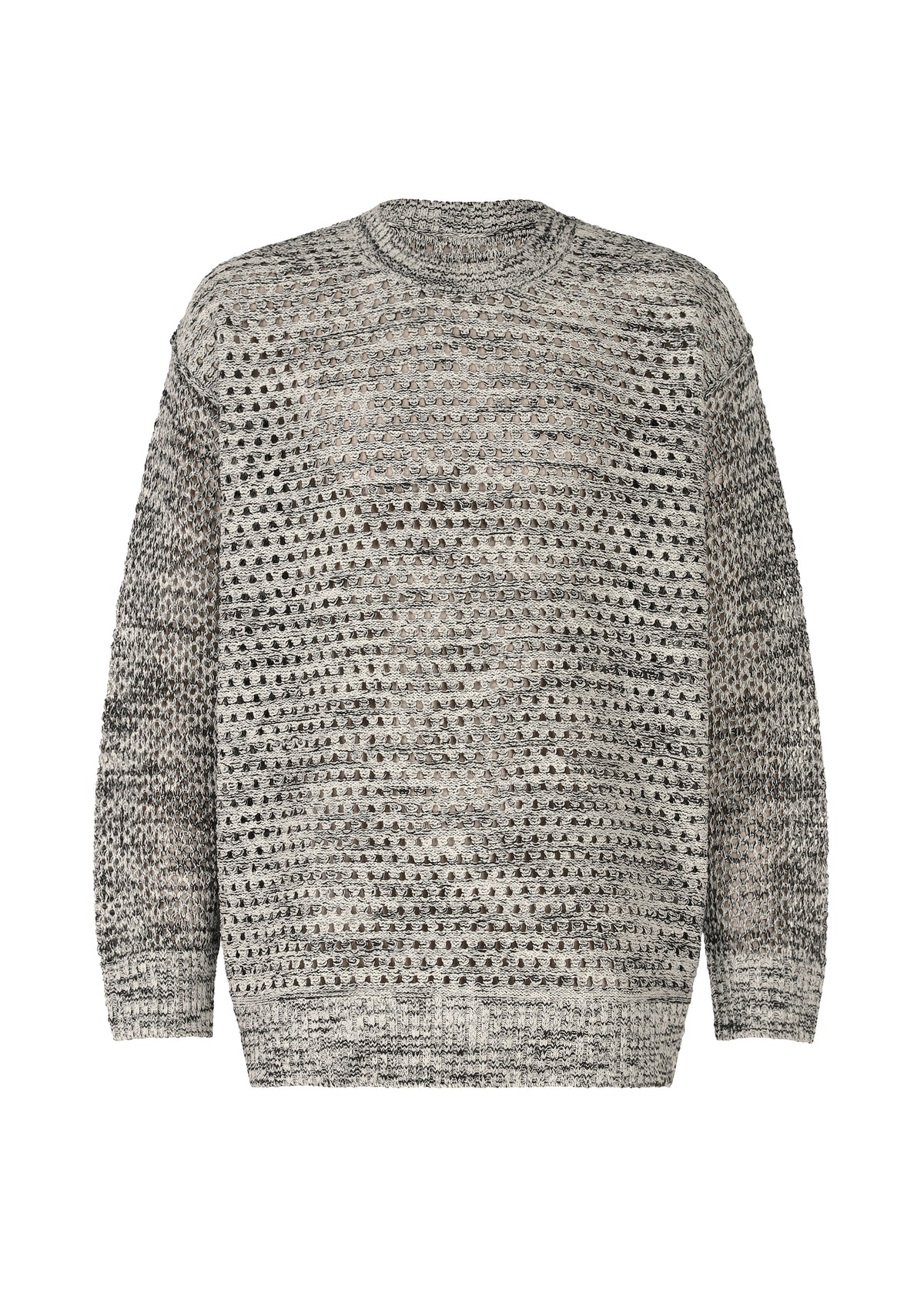 MELANGE MESH、ウィメンズ_トップス_トップ、ホワイト