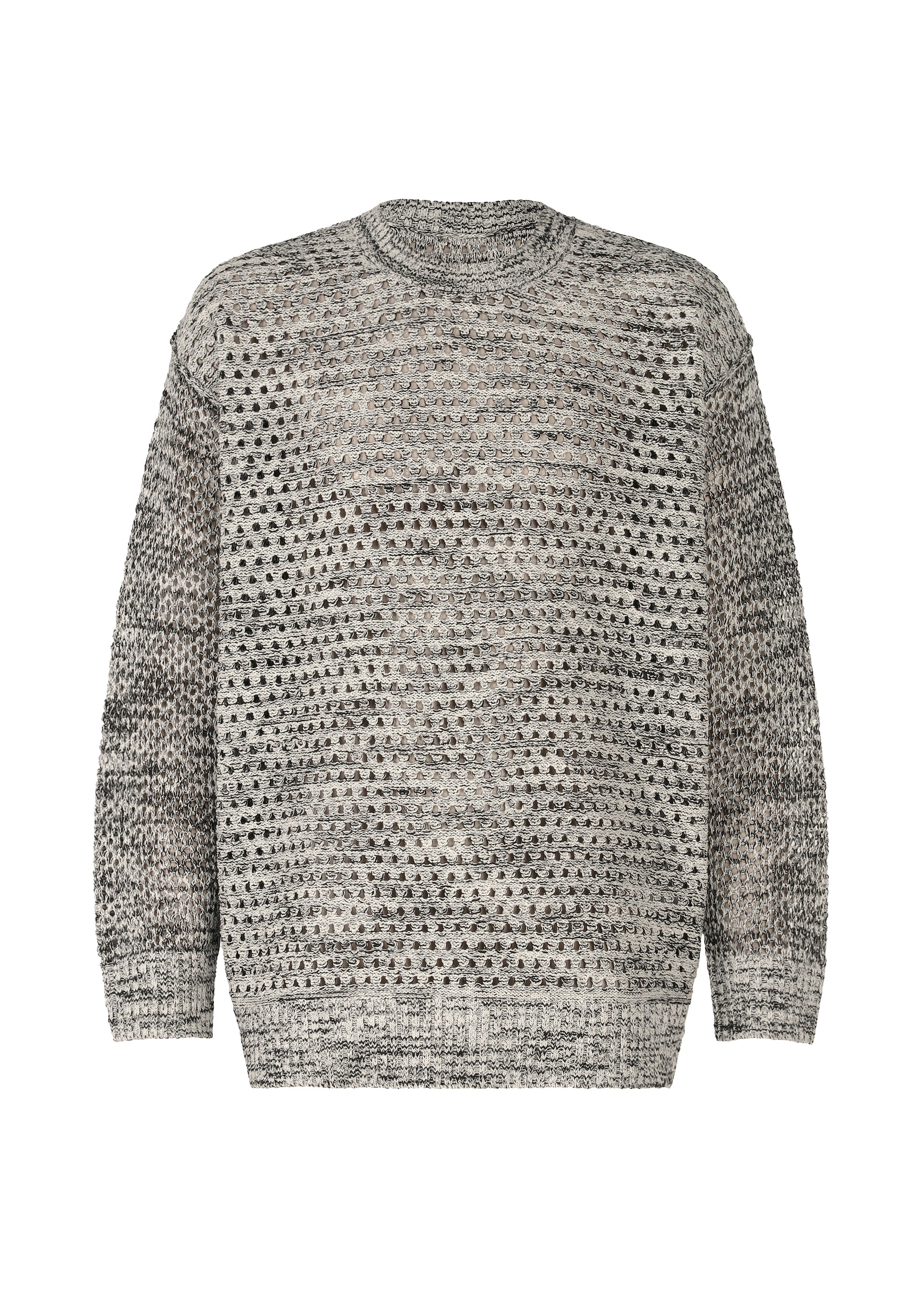 MELANGE MESH、ウィメンズ_トップス_トップ、ホワイト