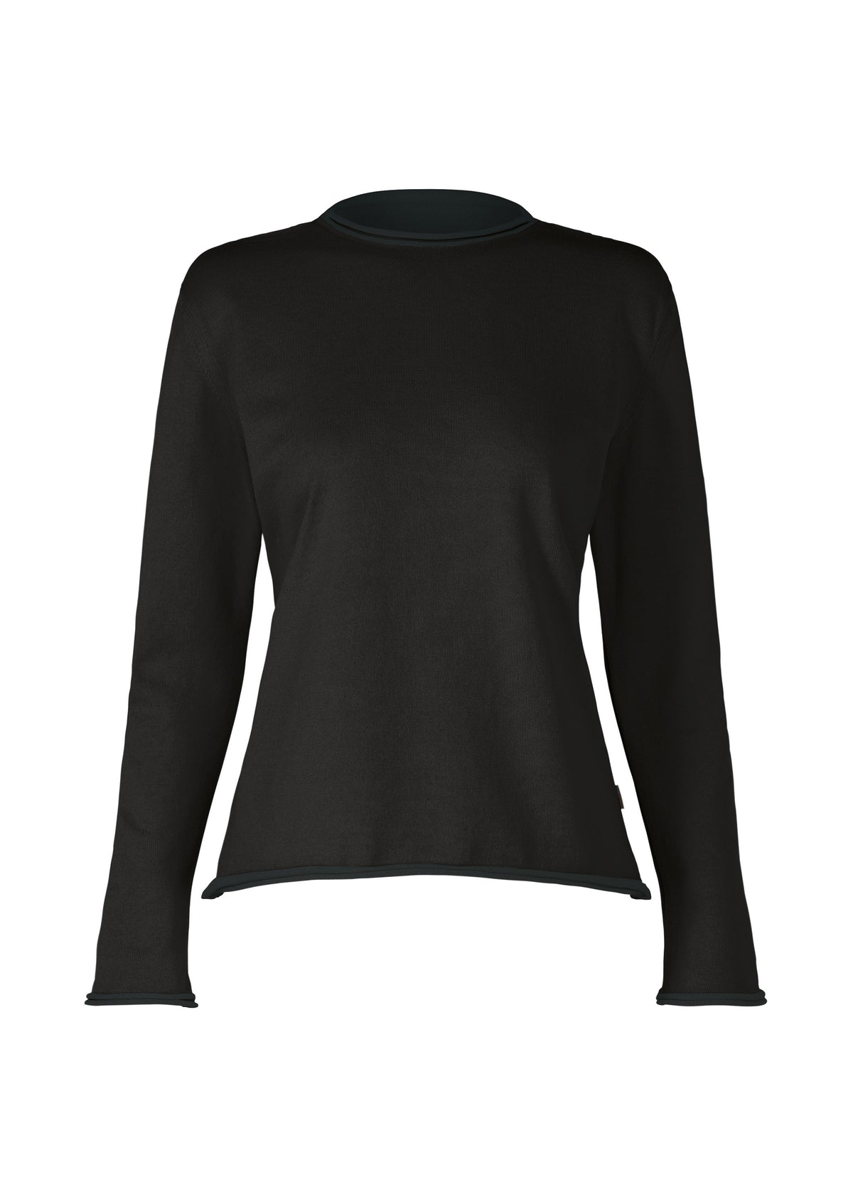 PLATED LINES、ウィメンズ_トップス_トップ、ブラック