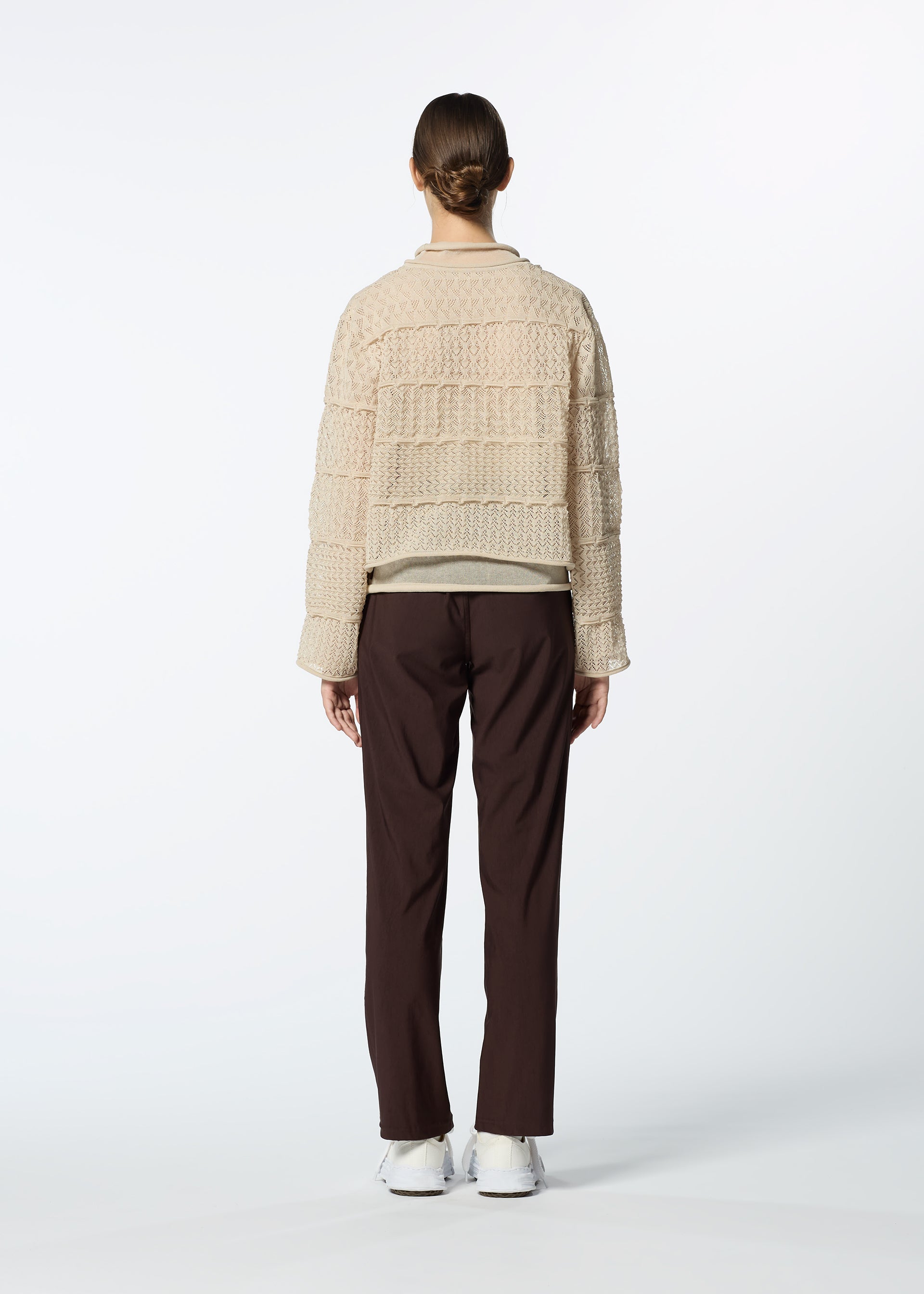 CURLING SHEER KNIT、ウィメンズ_トップス_カーディガン、着用画像3