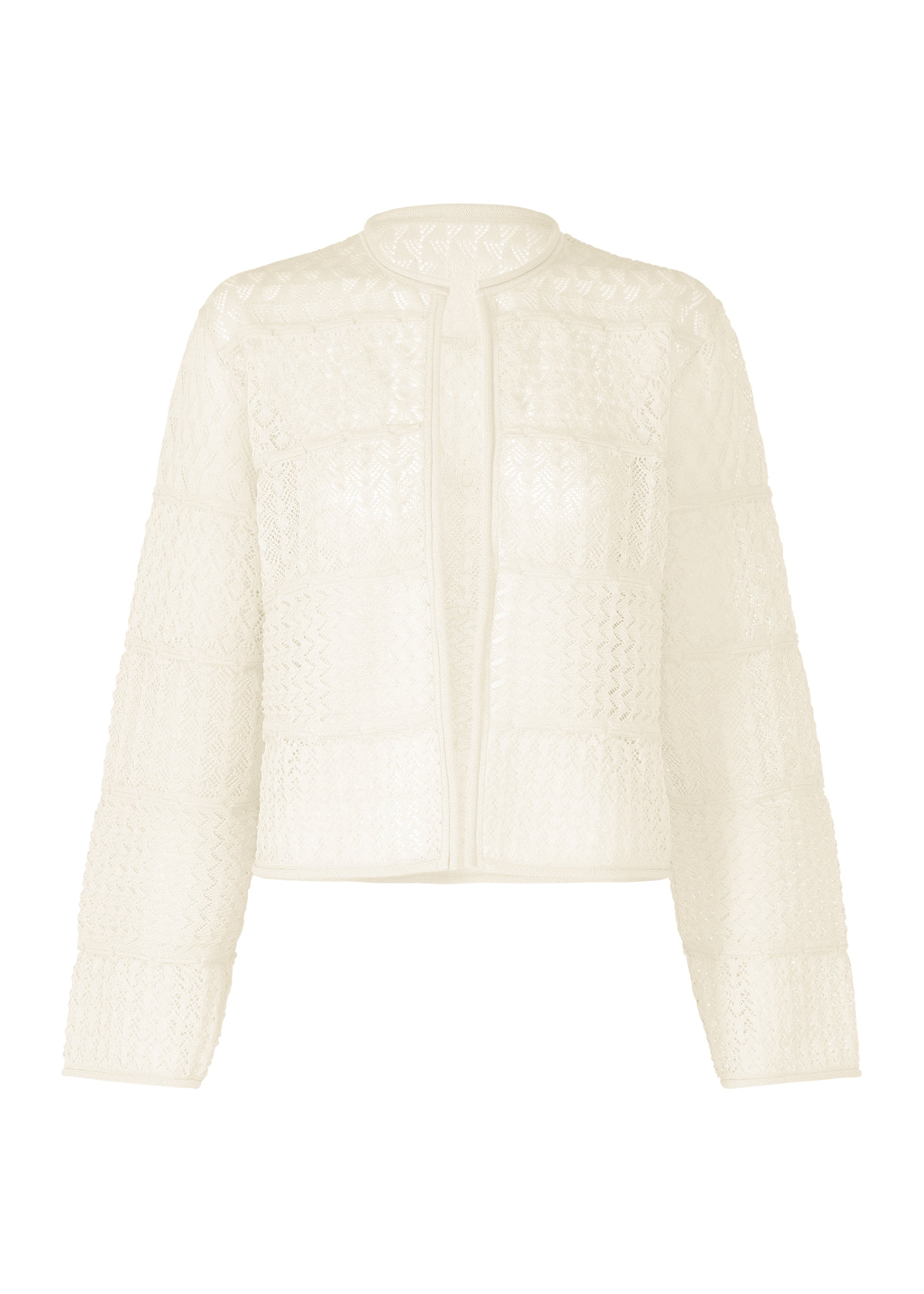 CURLING SHEER KNIT、ウィメンズ_トップス_カーディガン、ホワイト