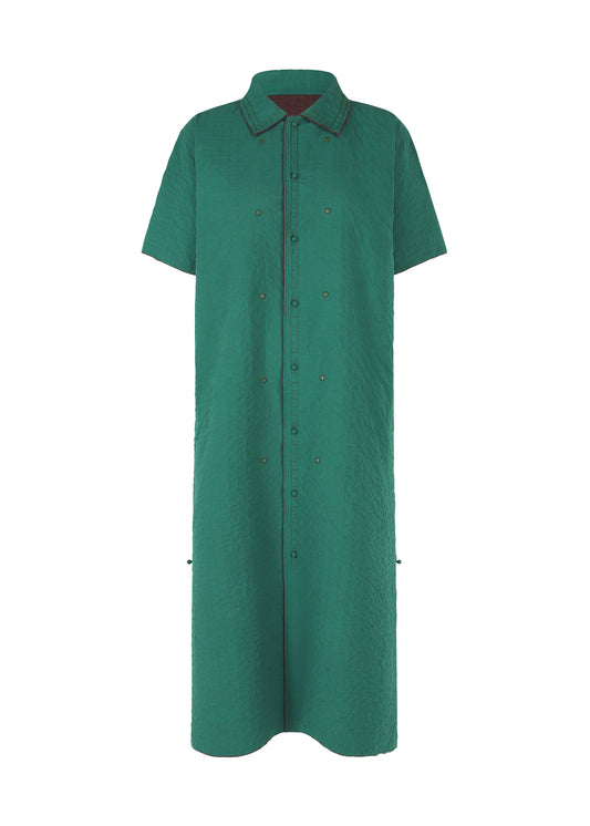 DUAL LAYER、ウィメンズ_ワンピース、グリーン