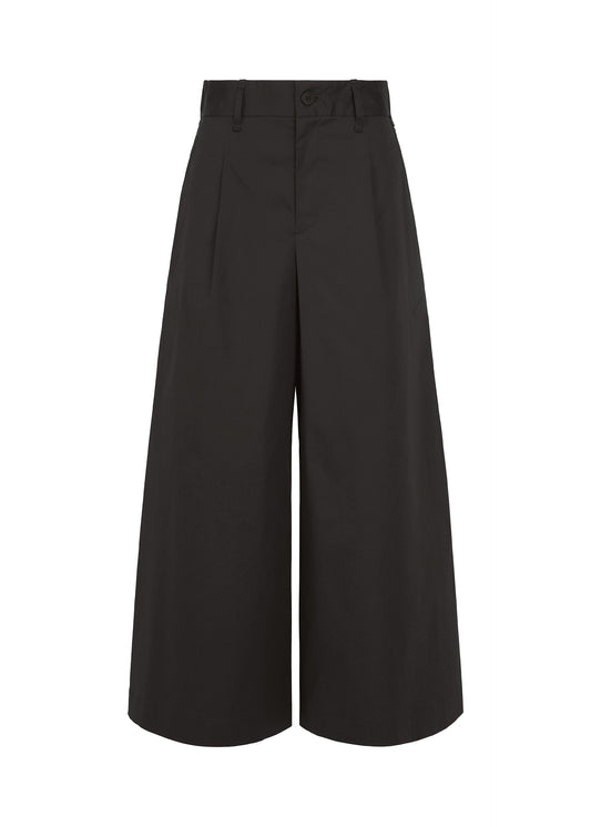 COTTON STRETCH BOTTOM、ウィメンズ_パンツ、ブラック