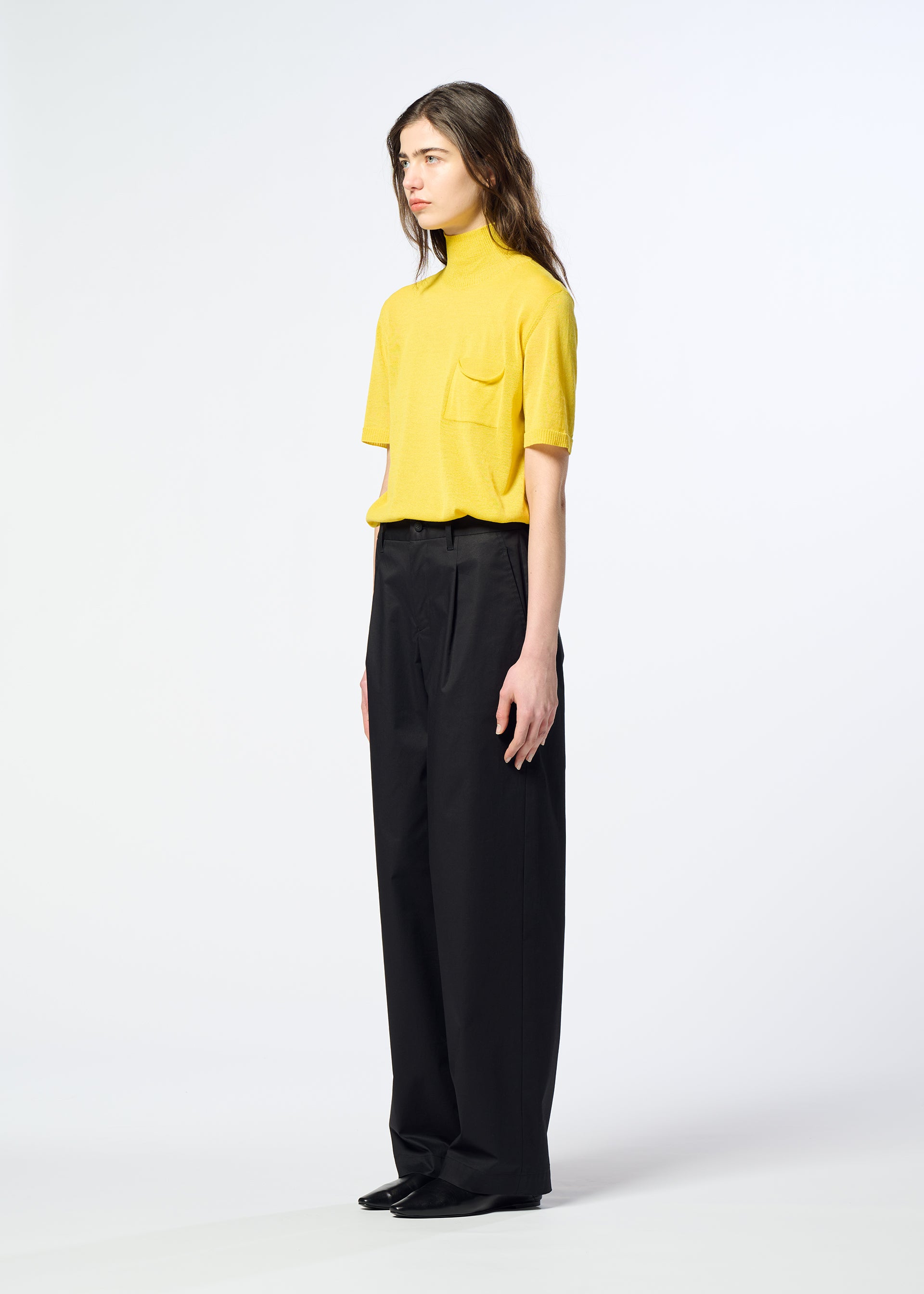 COTTON STRETCH BOTTOM、ウィメンズ_パンツ、着用画像2