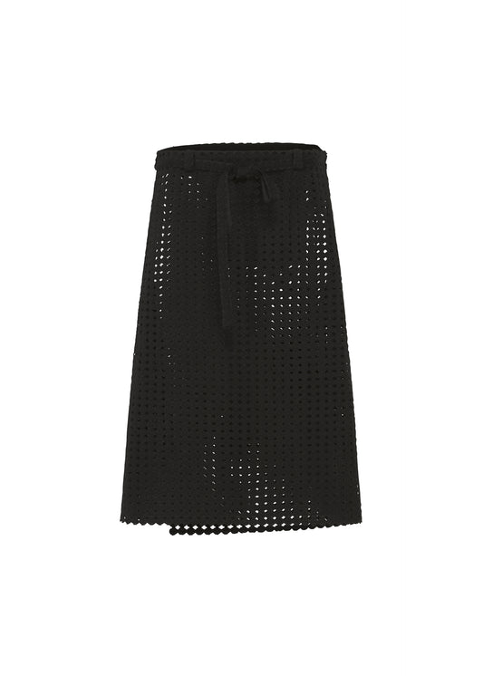 LACY UNDER、ウィメンズ_スカート、ブラック
