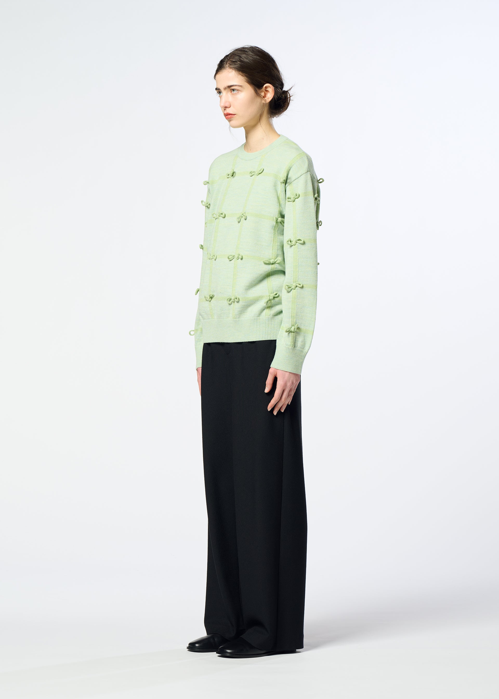 新品タグ付き正規品 Elle ribbon knit tops RIBBON KNIT – isseymiyake.com