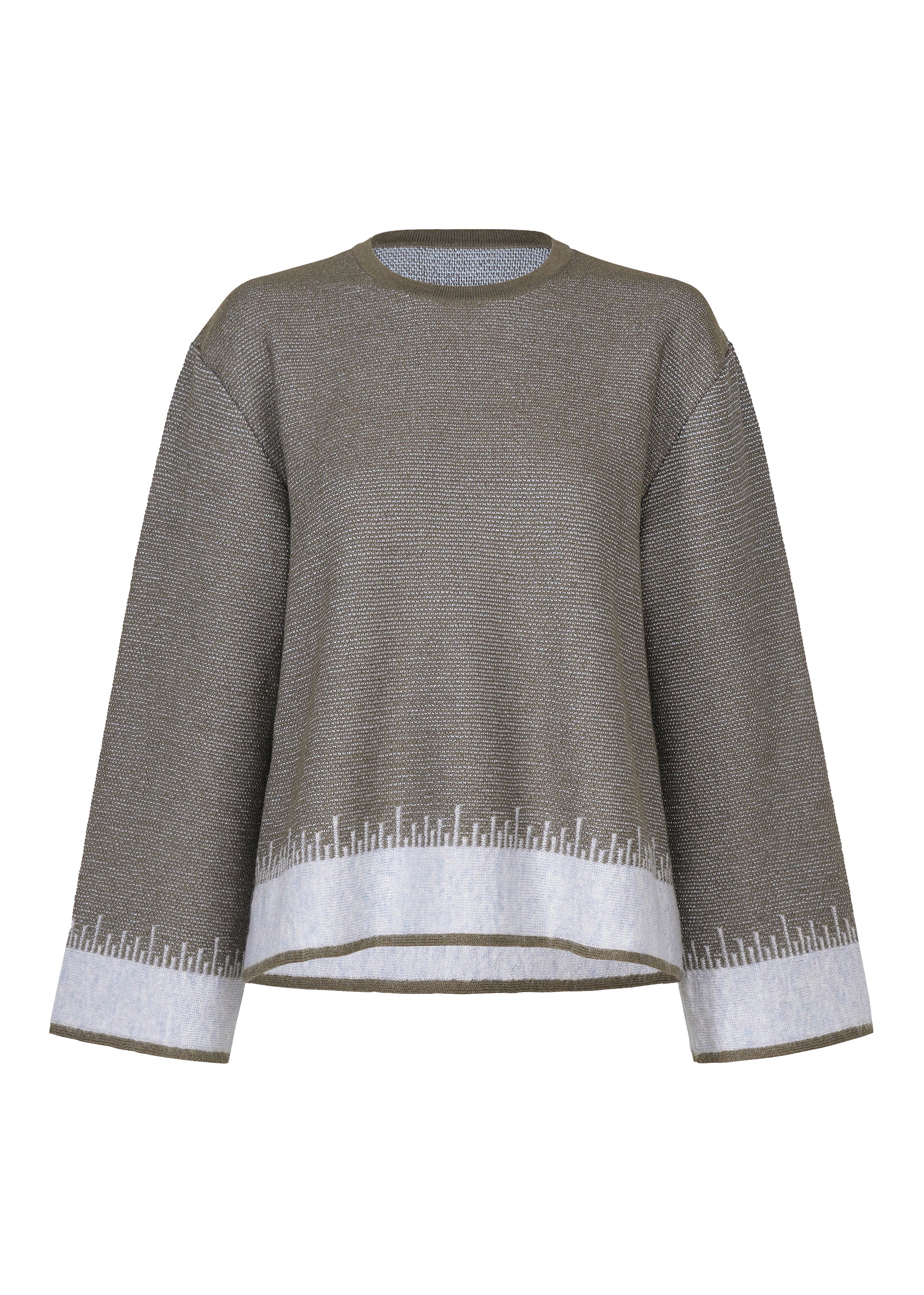 JAGGED HEM、ウィメンズ_トップス_トップ、グレー