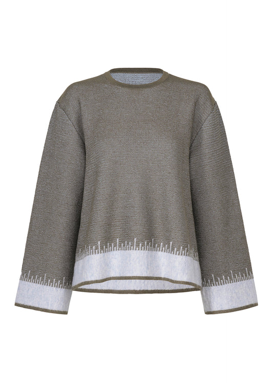 JAGGED HEM、ウィメンズ_トップス_トップ、グレー
