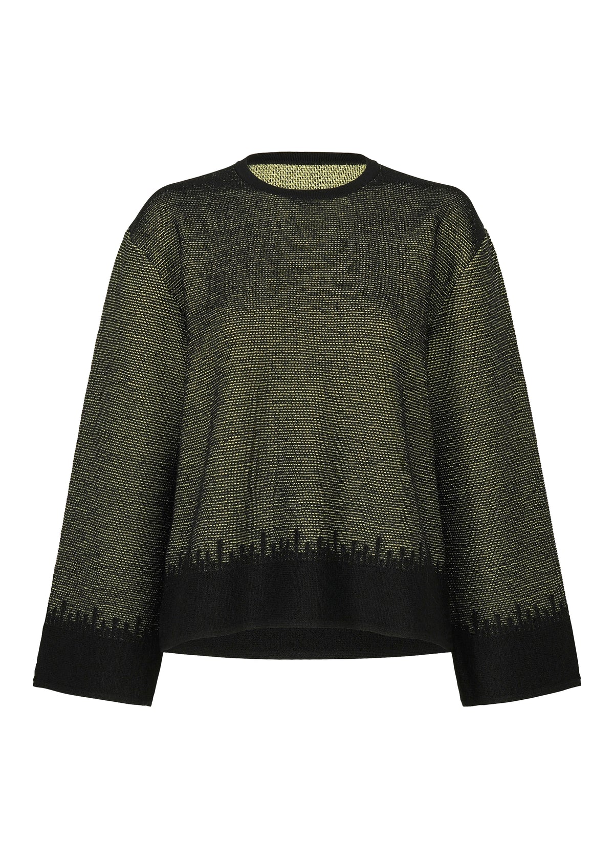 JAGGED HEM、ウィメンズ_トップス_トップ、ブラック