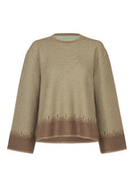 JAGGED HEM、ウィメンズ_トップス_トップ、ブラウン