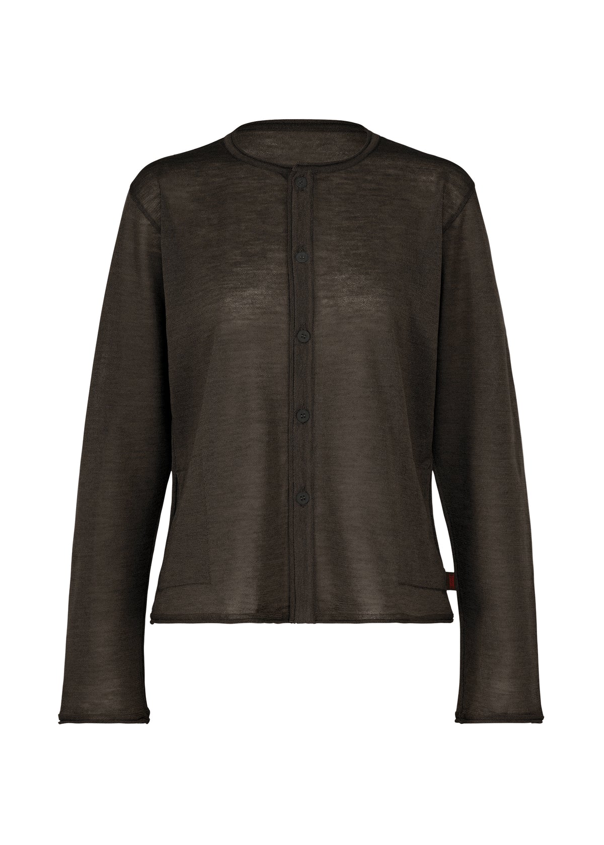 AIRY POCKET LAYERS、ウィメンズ_トップス_カーディガン、ブラウン