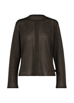 AIRY POCKET LAYERS、ウィメンズ_トップス_カーディガン、ブラウン