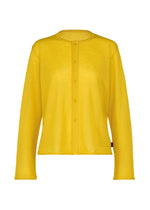 AIRY POCKET LAYERS、ウィメンズ_トップス_カーディガン、イエロー