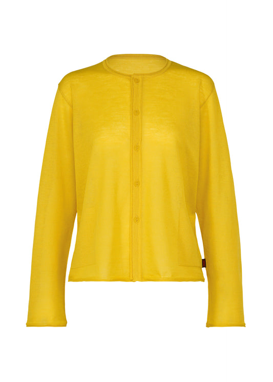 AIRY POCKET LAYERS、ウィメンズ_トップス_カーディガン、イエロー