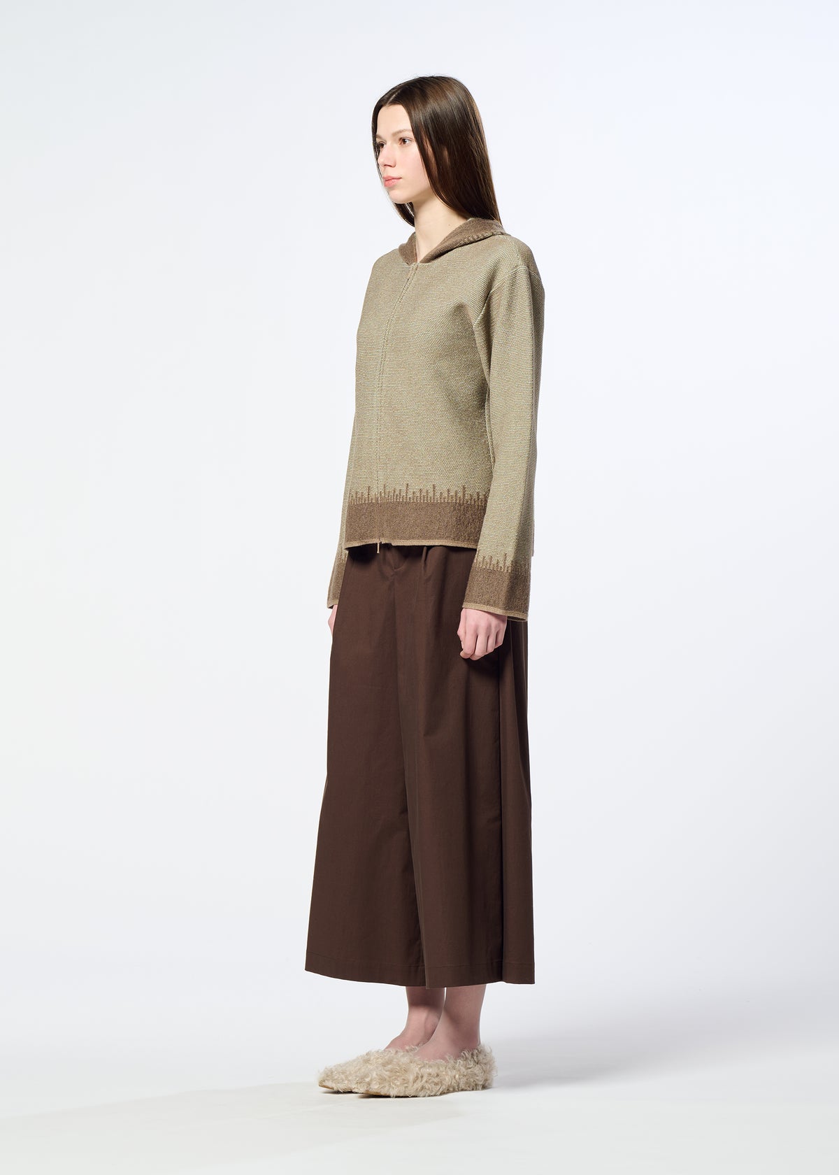 JAGGED HEM、ウィメンズ_トップス_カーディガン、着用画像2