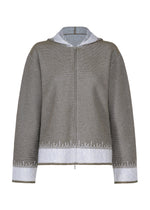 JAGGED HEM、ウィメンズ_トップス_カーディガン、グレー