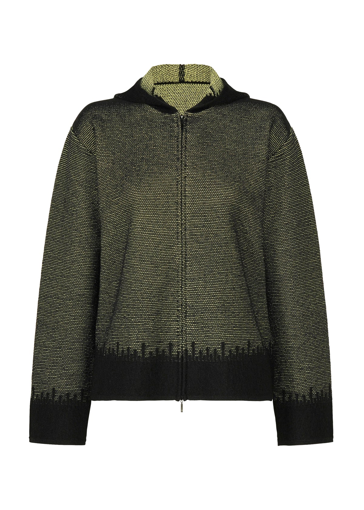 JAGGED HEM、ウィメンズ_トップス_カーディガン、ブラック