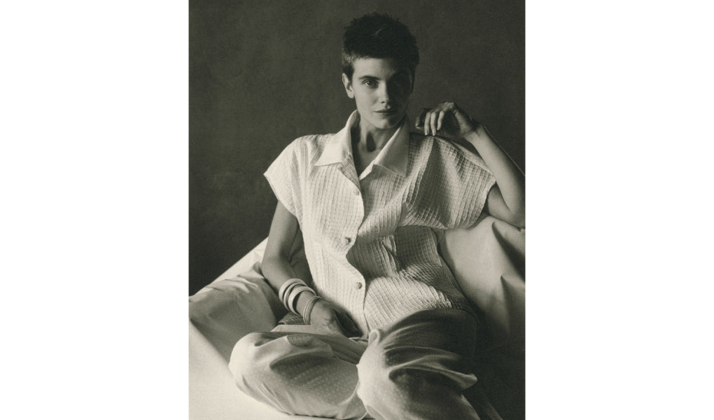 ISSEI MIYAKE Asha BY MDS ブラウンベスト 希少 薄手 イッセイミヤケ ASHA BY MDS 刺子 シルクチャイナ