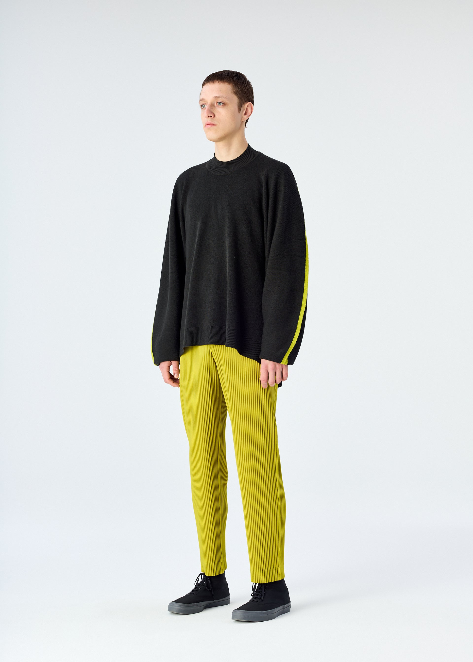 TAILORED PLEATS 2、メンズ_パンツ、着用画像2