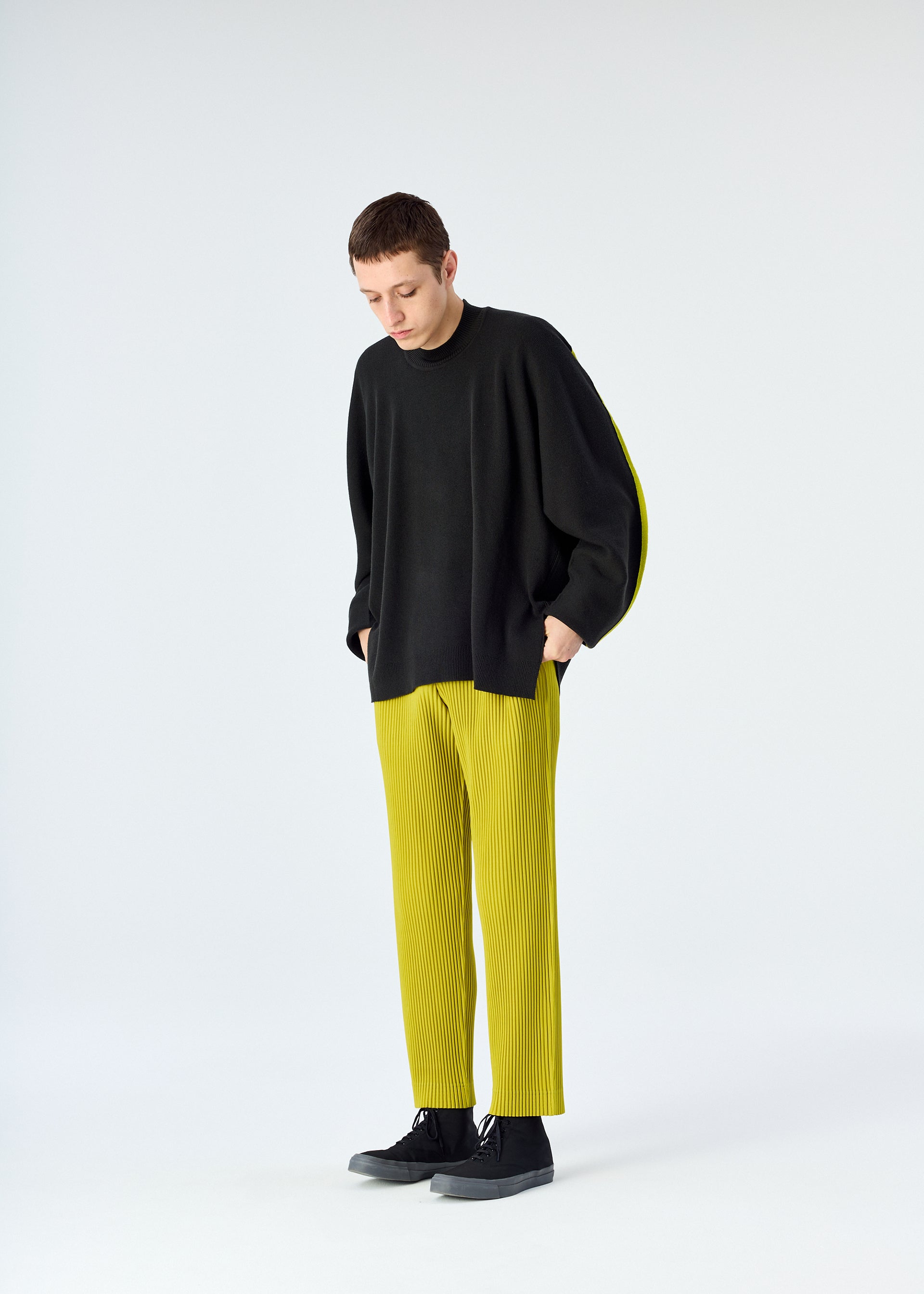 TAILORED PLEATS 2、メンズ_パンツ、着用画像4