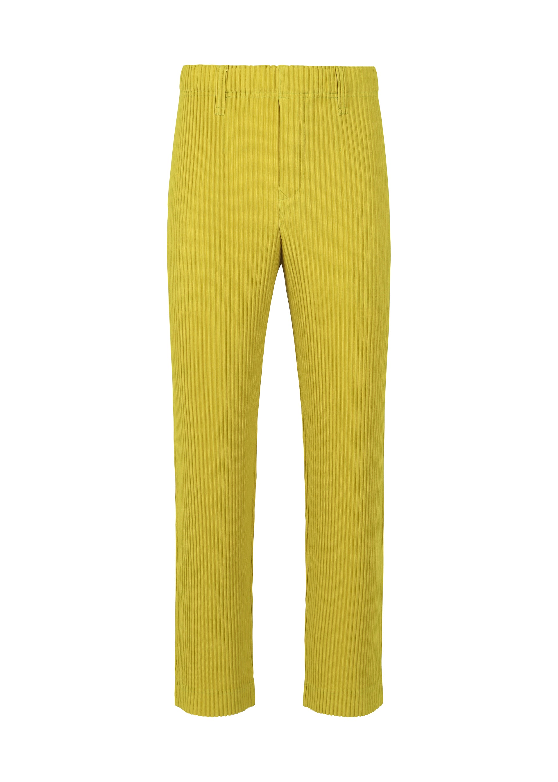 TAILORED PLEATS 2、メンズ_パンツ、イエロー