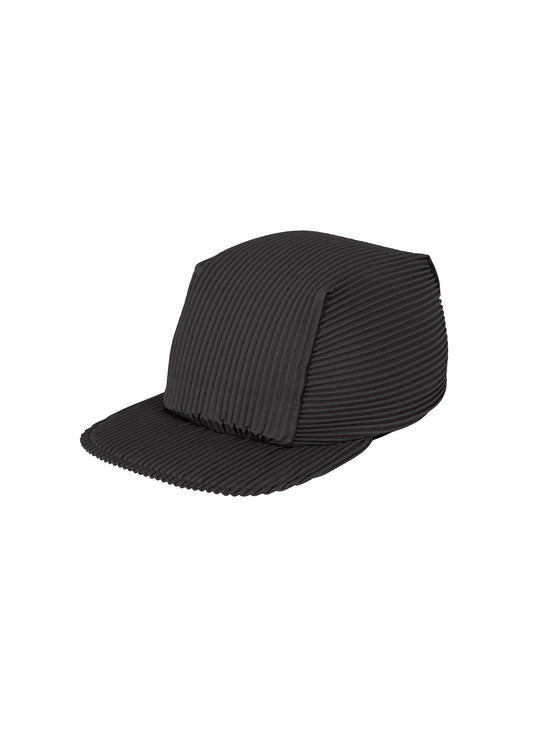 PLEATS CAP、アクセサリー&その他_帽子、ブラック