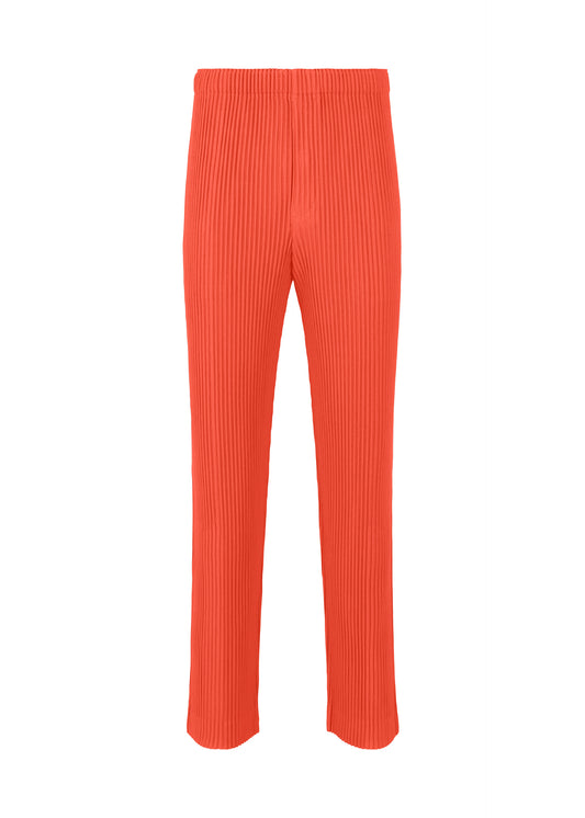 PLEATS BOTTOMS 1、メンズ_パンツ、レッド