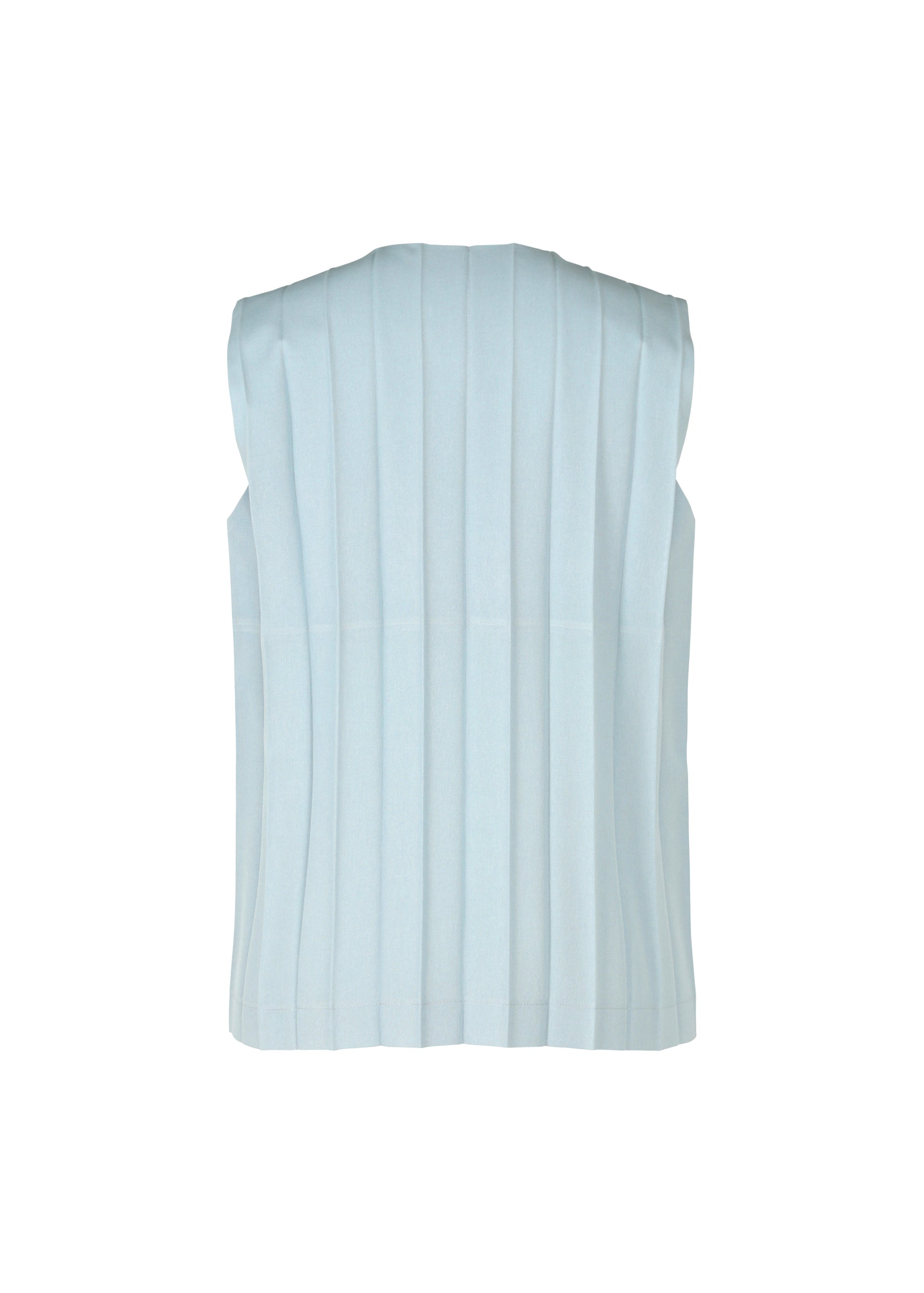 ISSEY MIYAKE ベスト　アコーディオン　グレー y2501281254498.jpg