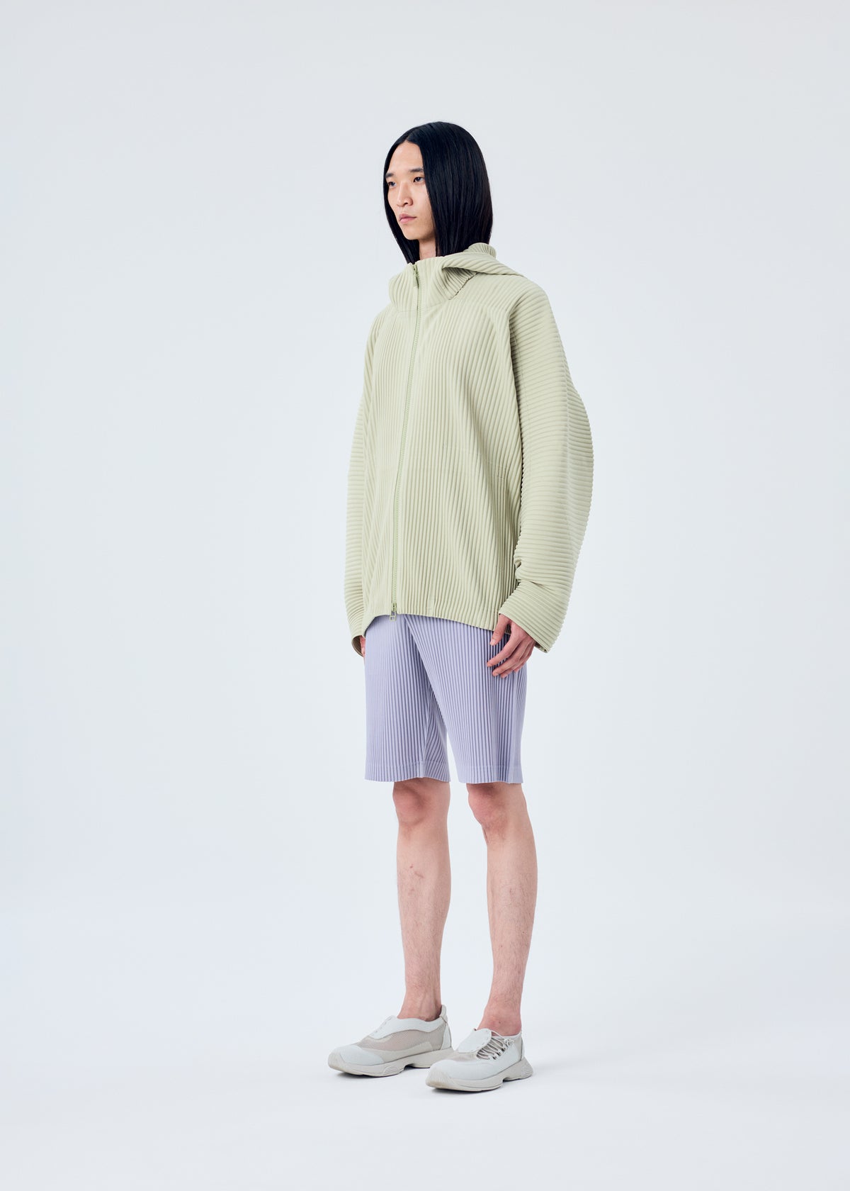 TAILORED PLEATS 2、メンズ_パンツ、着用画像2