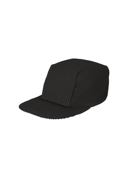 PLEATS CAP、アクセサリー&その他_帽子、ブラック