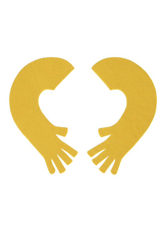 CASHMERE WINTER GEAR、メンズ_ニット、イエロー