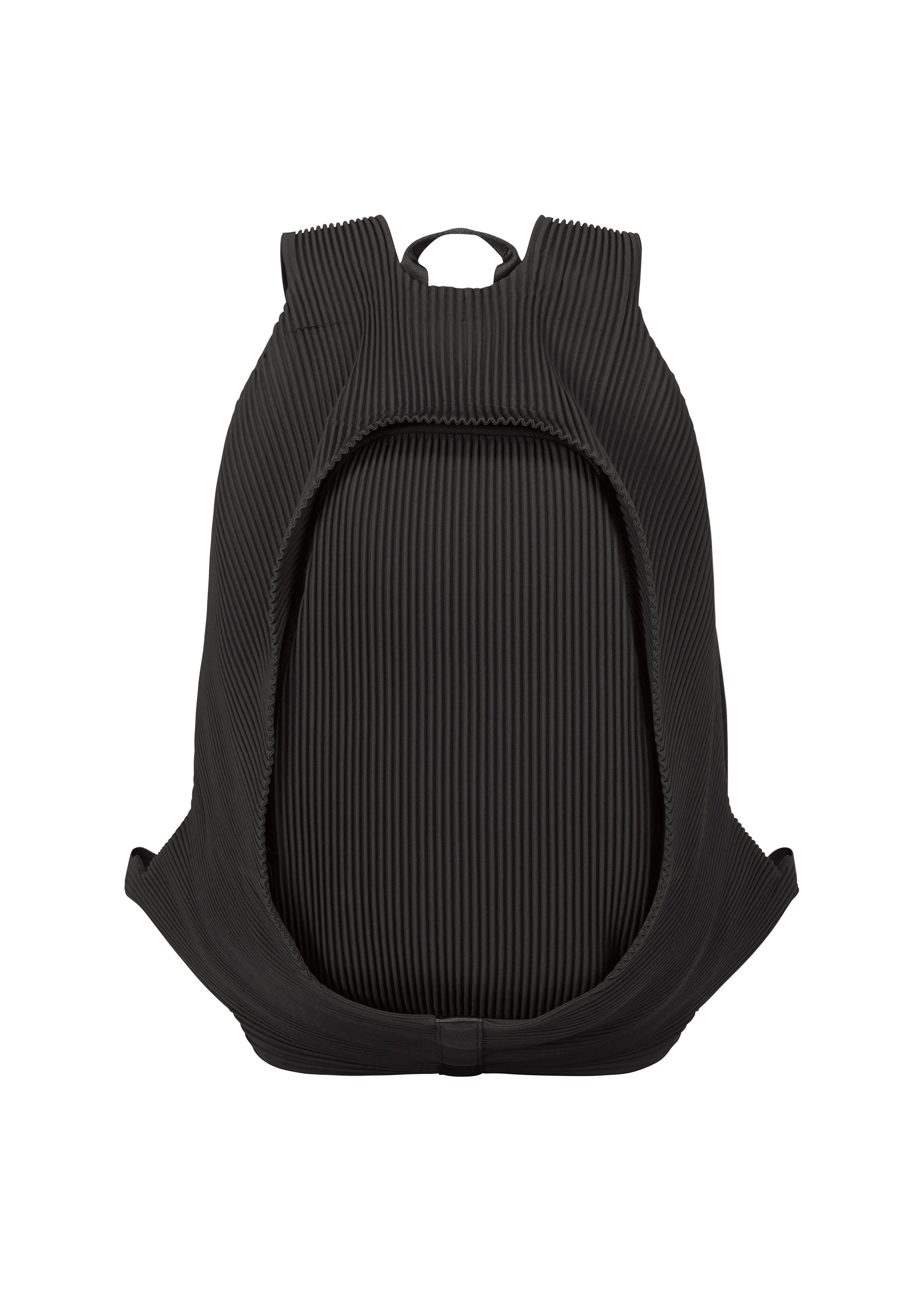 PLEATS BACKPACK、バッグ&財布_バックパック、ブラック