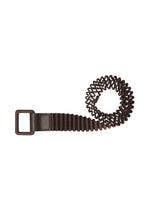 PLEATS BELT、アクセサリー&その他_アクセサリー、ブラウン