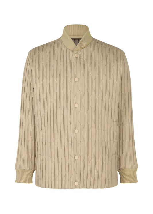 PADDED PLEATS、メンズ_ジャケット&コート_ジャケット＆ブルゾン、ベージュ