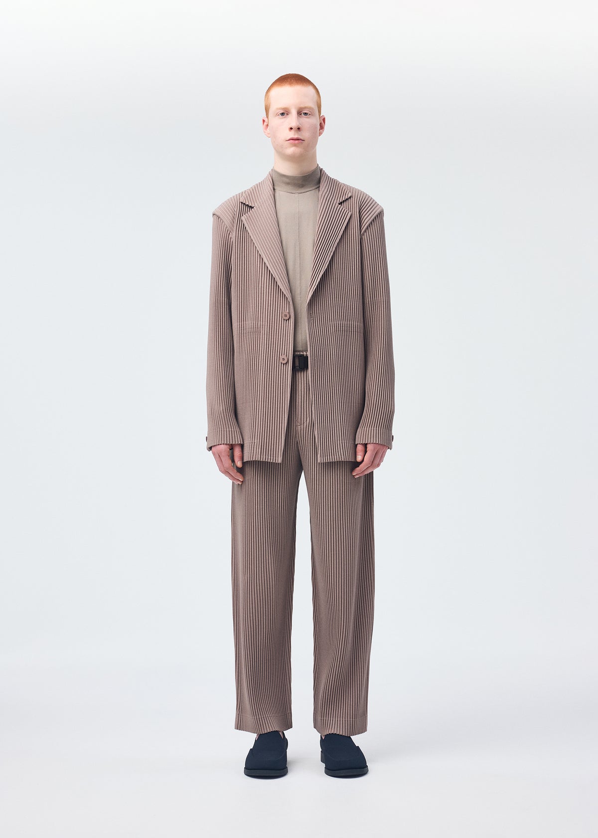 KERSEY PLEATS、メンズ_ジャケット&コート_ジャケット＆ブルゾン、着用画像1