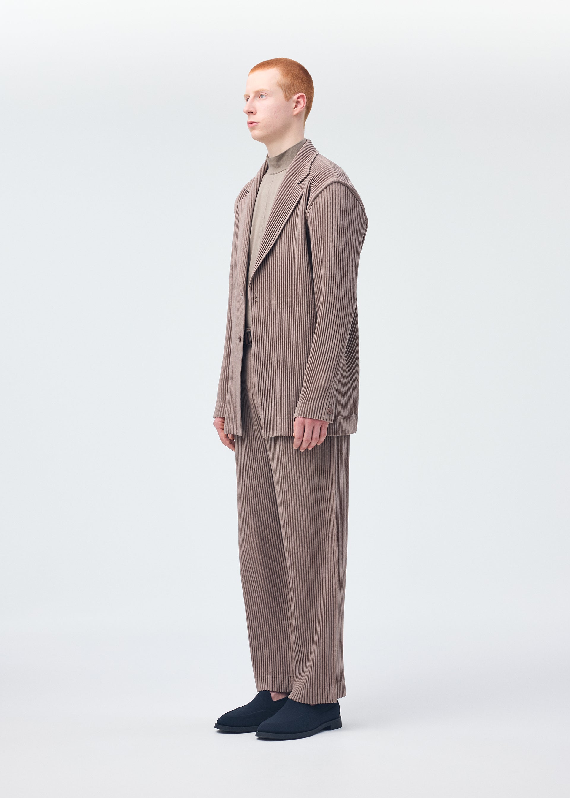 KERSEY PLEATS、メンズ_ジャケット&コート_ジャケット＆ブルゾン、着用画像2